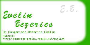 evelin bezerics business card